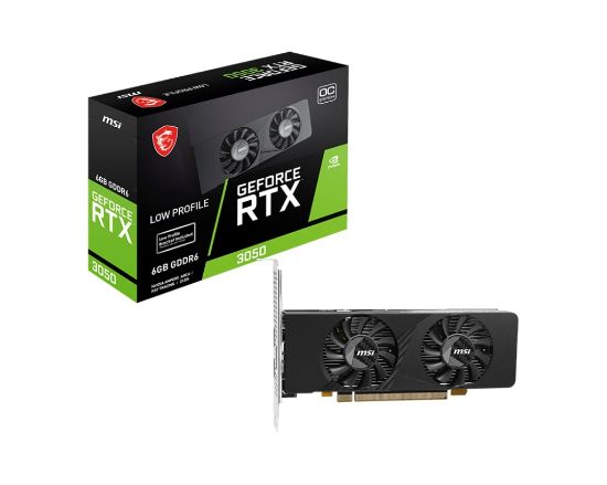 MSI GEFORCE RTX 3050 LP E 6G OC resmi