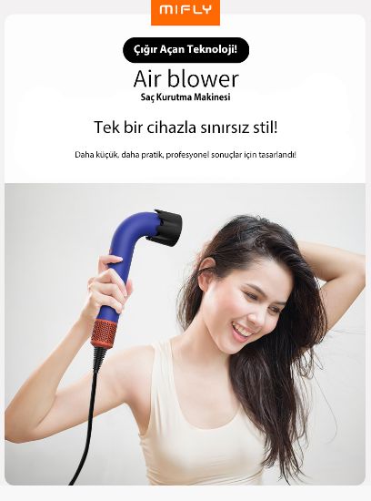 MIFLY SUPER HD18 HAIRDRYER MOR SAC KURUTMA MAK resmi