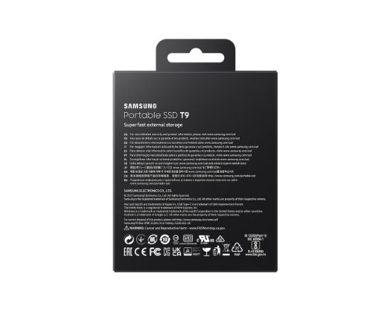 2TB SAMSUNG 2000/1950MB/s USB 3.2 GEN 2X2 TAŞINABİLİR T9 MU-PG2T0B/WW resmi