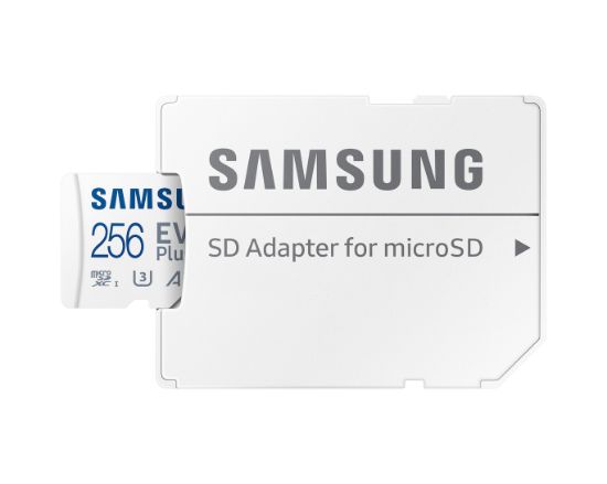 256GB SAMSUNG EVO PLUS MICROSDXC UHS-I U3 V30 A2 160MB/s MB-MC256SA/TR resmi