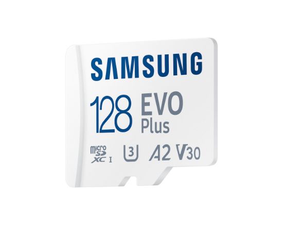 128GB SAMSUNG EVO PLUS MICROSDXC UHS-I U3 V30 A2 160MB/s MB-MC128SA/TR resmi