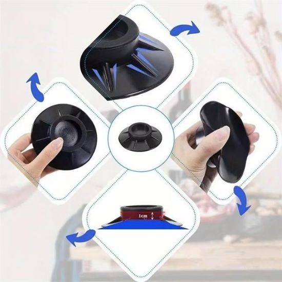 Sunup SN-28660 Çamaşır Makinesi Tabanlık Stoper Titreşim Engelleyici Kauçuk Ped resmi