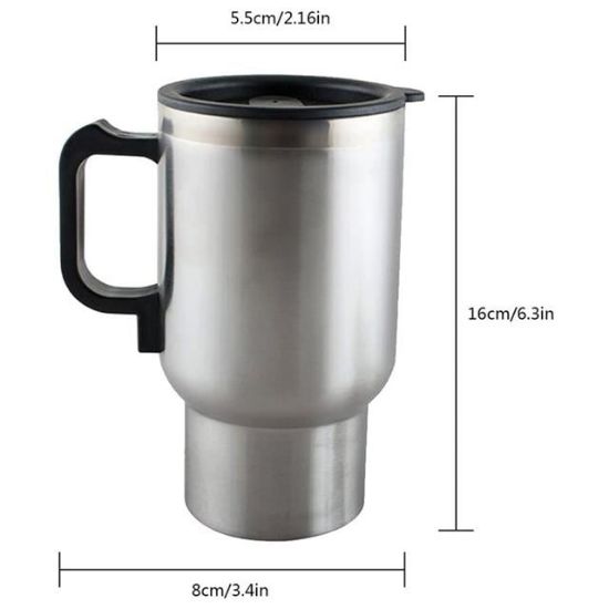 POWERMASTER PM-140Z PASLANMAZ ÇELİK 12 VOLT ARAÇ TERMOS (KLC A-103) resmi