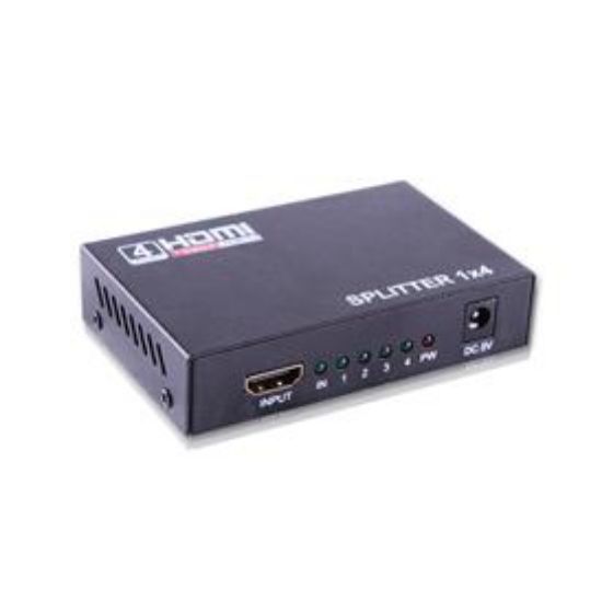 QPORT (Q-SPL4) FULL HD 1 GIRIS 4CIKIS HDMI SPLITTE resmi