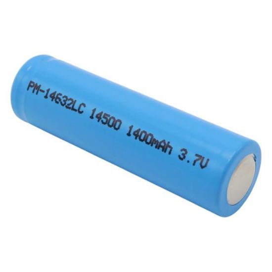 POWERMASTER PM-14632 LC 14500 3.7 VOLT 1400 MAH ŞARJ EDİLEBİLİR EL FENERİ PİLİ resmi