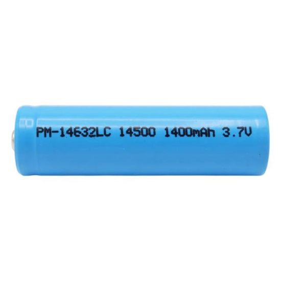 POWERMASTER PM-14632 LC 14500 3.7 VOLT 1400 MAH ŞARJ EDİLEBİLİR EL FENERİ PİLİ resmi