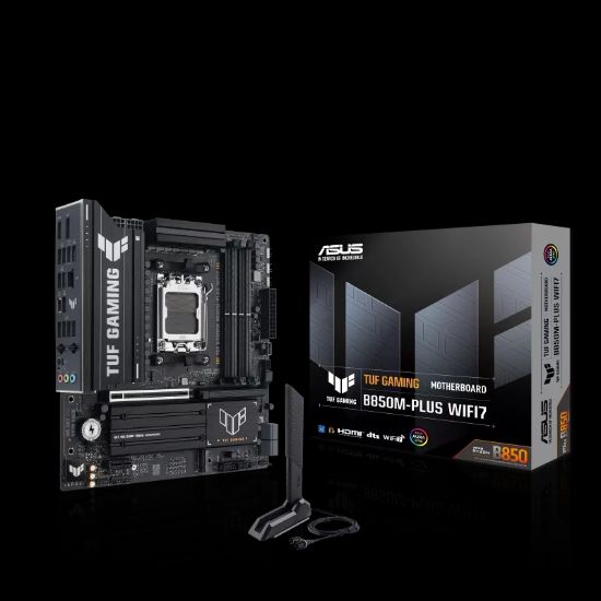 ASUS TUF GAMING B850M-PLUS WIFI7 AMD ANAKART resmi