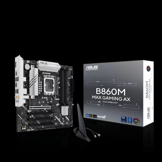 ASUS B860M MAX GAMING AX INTEL SOKET 1851 ANAKART resmi