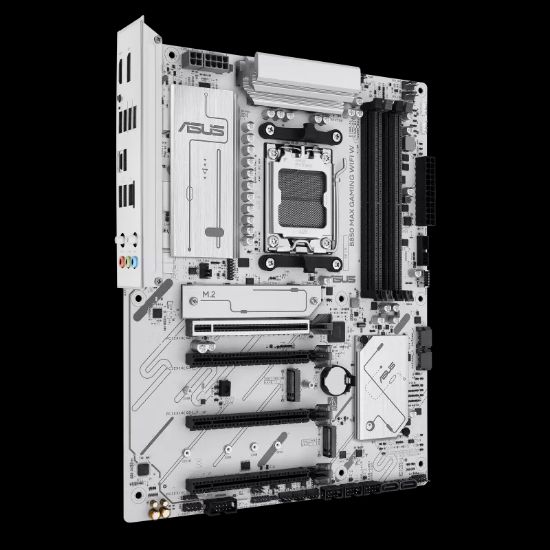 ASUS B850 MAX GAMING WIFI 7 AMD AM5 DDR5 ANAKART BEYAZ resmi