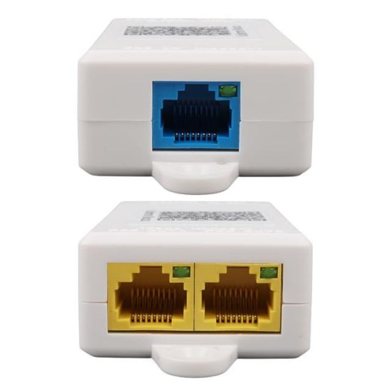 Uranium POE-RP12P Plastik Kasa 1 Port Poe Giriş Besleme + 2 Port Poe Çıkış 10/100 Poe Repeater resmi