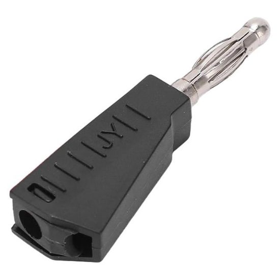 Powermaster IC-238D 4mm Banana Jack Üçgen Konnektör Siyah resmi