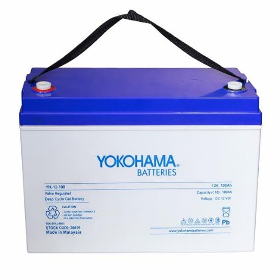Yokohama YH-26919 12V 100Ah Tam Bakımsız Deep Cycle Jel Akü (330x172x218mm) resmi