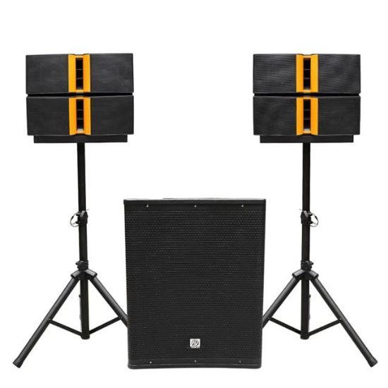 Shile PRZZ12AU 1200W RMS Aktif Ses Sistemi 18" Subwoofer 120OZ 4 Satellite Kule Seti DSP Kontrollü Bluetooth/TWS/MP3 Full Paket resmi