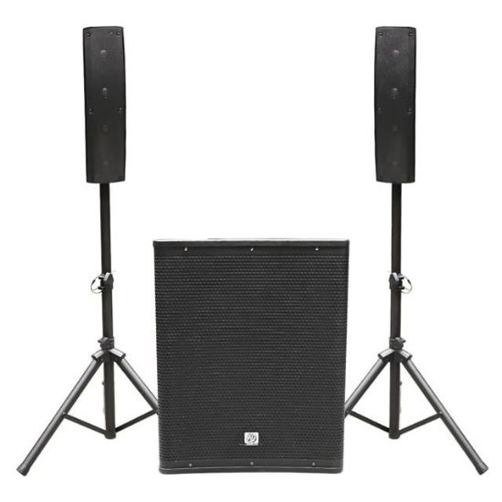 Shile PL-15A Aktif Ses Sistemi 18'' Subwoofer 2 Adet Satellite Stand Hoparlör 500W RMS, MDF Kasa resmi