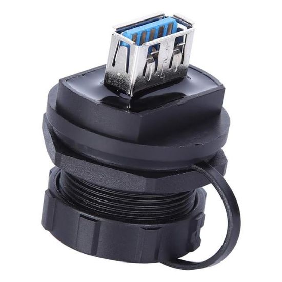 PowerMaster IC-265W USB 3.0 Şase Pano Tipi Su Geçirmez Konnektör (Çift Taraflı Dişi) resmi