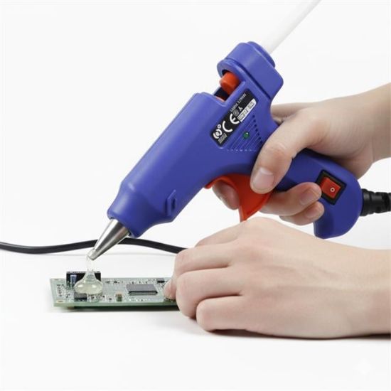 PowerMaster PM-29639 20 Watt Anahtarlı Küçük Sıcak Silikon Tabancası resmi