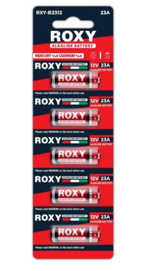 Roxy RXY-B2312 12V 23A Kalın Seri Alkalin Pil - 5'li Paket resmi