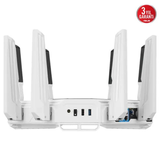 ASUS ROG RAPTURE GT-BE19000AI WiFi 7 ROUTER BEYAZ resmi