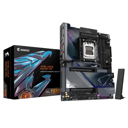 GIGABYTE X870E AORUS MASTER X3D DDR5 M.2 HDMI DP ATX AM5 resmi