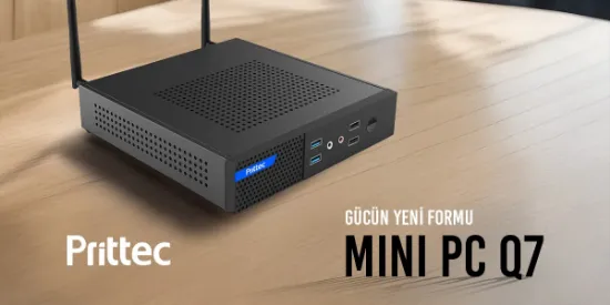 PRITTEC OX4 Q7-TH610L MINI PC I3-12100 / 8GB / 256 Nvme M2 / Free Dos resmi