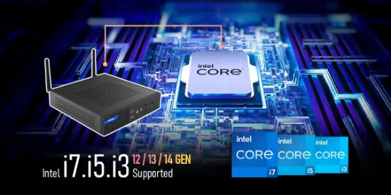 PRITTEC OX1 Q7-TH610L MINI PC I5-12400 / 8GB / 512 Nvme M2 / Free Dos resmi