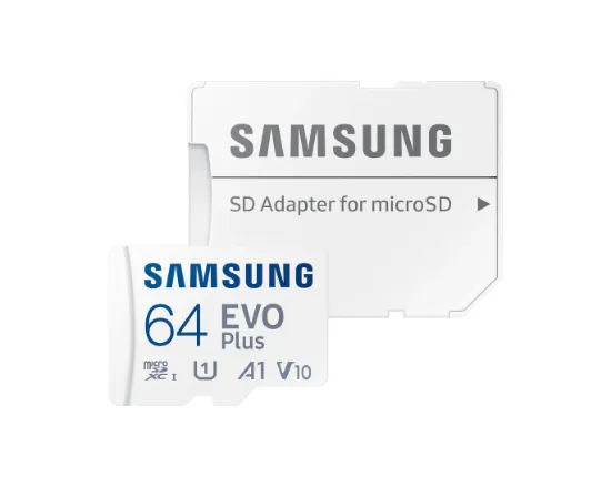 64GB SAMSUNG EVO PLUS MB-MC64SA/TR MICROSDXC resmi