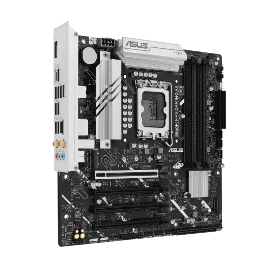 ASUS B860M MAX GAMING AX INTEL SOKET 1851 ANAKART resmi