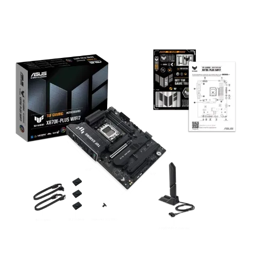 ASUS TUF GAMING X870E-PLUS WIFI 7 AMD AM5 DDR5 ATX resmi