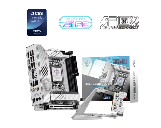 MSI MPG Z890I EDGE TI WIFI SOKET 1851 DDR5 8600MHZ resmi