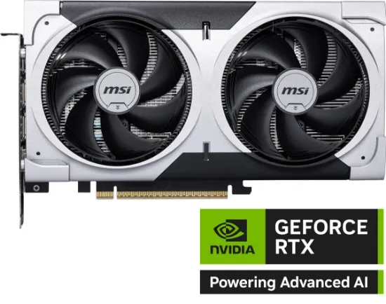 MSI GEFORCE RTX 5060 Ti 8G VENTUS 2X PLUS resmi