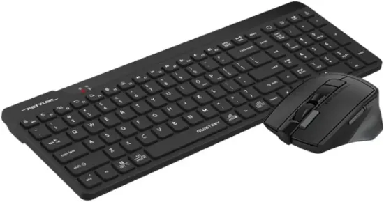 A4 TECH FG2400 Q SILENT 2.4 GHZ AİR2 SİYAH KLAVYE+MOUSE resmi