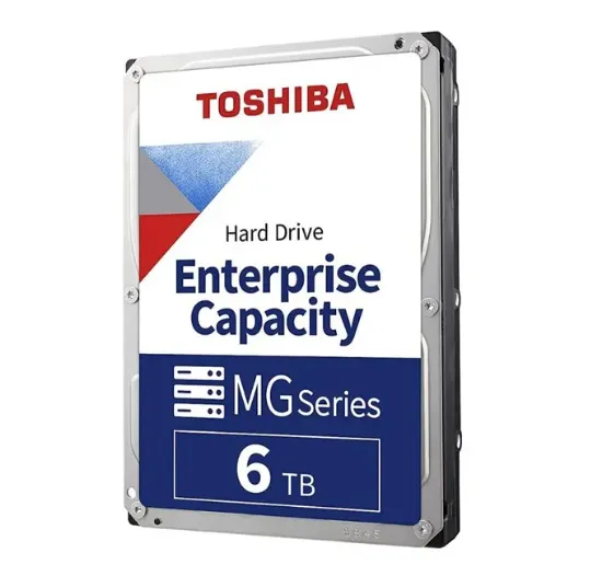 6TB TOSHIBA 7200R MG512E 7/24 SATA 512MB MG10ADA600E resmi