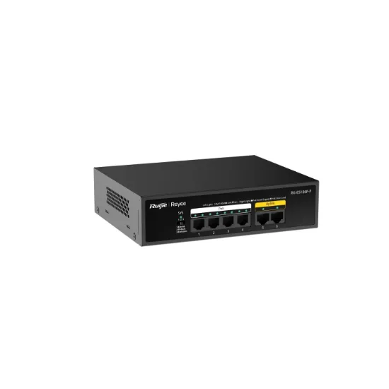 RUİJİE-REYEE RG-ES106F-P 4XFE-2XFE 54W POE SWİTCH resmi