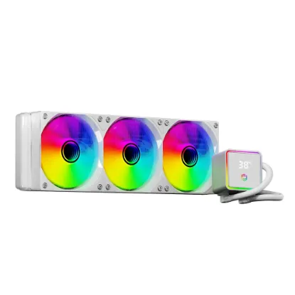 FRISBY FCL-360W ARGB 360 LIQUID COOLER WHITE resmi