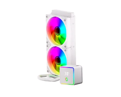 FRISBY FCL-240W ARGB 240 LIQUID COOLER WHITE resmi