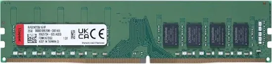 16GB DDR4 3200Mhz CL22 KVR32N22D8/16WP KINGSTON resmi