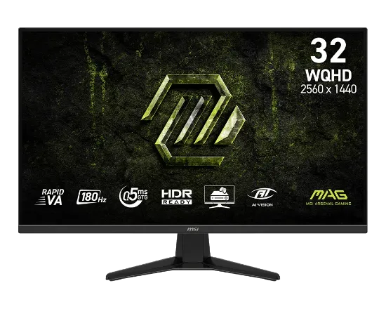 31.5 MSI MAG 325QF E18V 2560X1440 GAMING MONITOR resmi