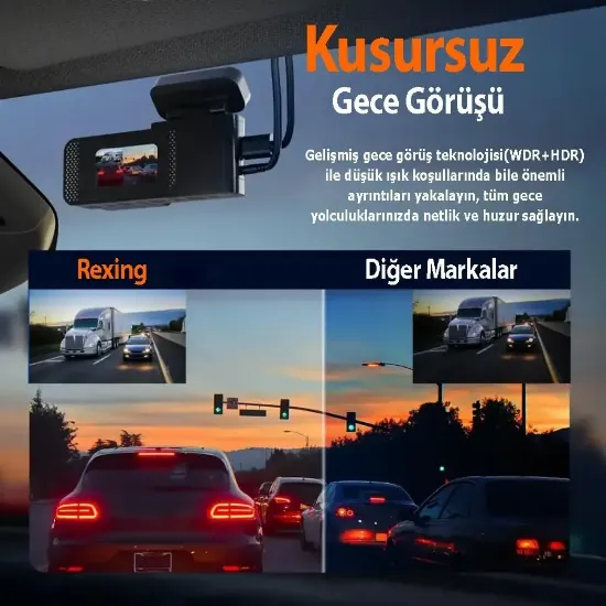 REXING C2 2K WIFI 32GB SD KART resmi