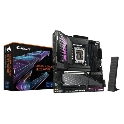 GIGABYTE B860M AORUS ELITE WIFI6E LGA1851 DDR5 9200MHz ANAKART resmi