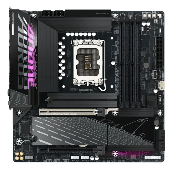 GIGABYTE B860M AORUS ELITE WIFI6E LGA1851 DDR5 9200MHz ANAKART resmi