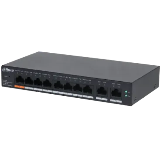 DAHUA CS4010-8ET-60 8XFE- 2XGE YÖNETİLEBİLİR 60W POE SWITCH resmi