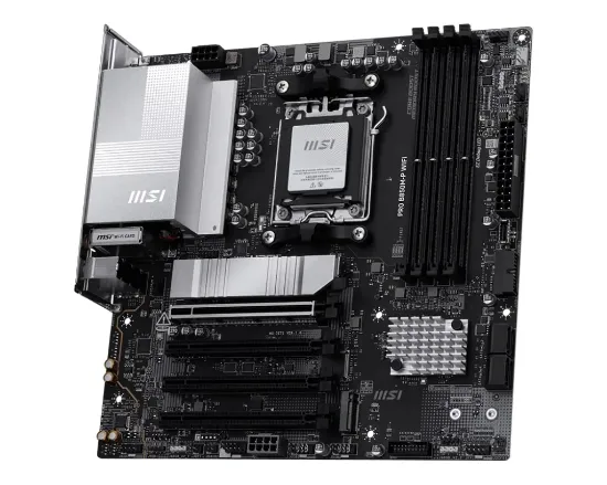 MSI PRO B850M-P WIFI DDR5 AM5 8200MHZ(OC) HDMI DP 3X M.2 USB 10GBS 5G LAN WI-FI 7 MATX resmi