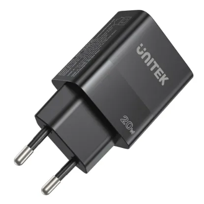 UNITEK 20W HIZLI ŞARJ ADAPTÖRÜ 1*USB-C (P1124ABK-EU) resmi