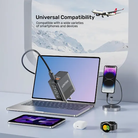 UNITEK 20W HIZLI ŞARJ ADAPTÖRÜ 1*USB-C (P1124ABK-EU) resmi