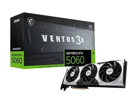 MSI GEFORCE RTX 5060 8G VENTUS 3X OC resmi