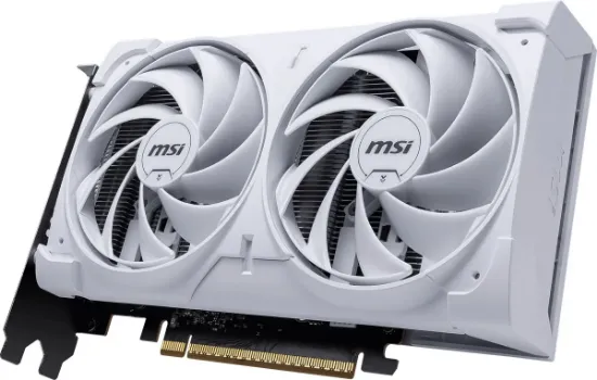 MSI GEFORCE RTX 5060 8G VENTUS 2X OC WHITE GDDR7 128B DX12 PCIE 5.0 X16 (3XDP 1XHDMI) resmi