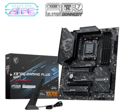 MSI X870E GAMING PLUS WIFI AM5 DD5 ANAKART resmi