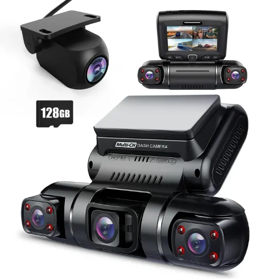 PRUVEEO D90-4CH FHD WI-FI GPS + 128GB SD KART KAME resmi