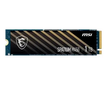500GB MSI SPATIUM M450 PCIE 4.0 NVME M.2 V1 3000/2000MB/s resmi