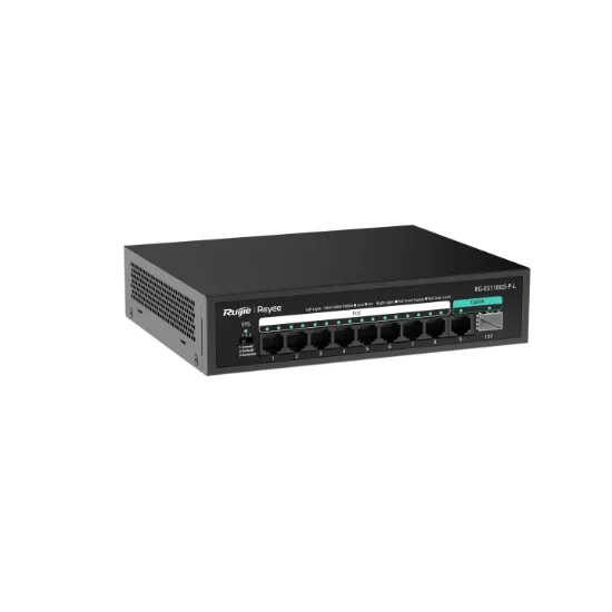 RUİJİE-REYEE RG-ES110GS-P-L 8XGE+2XGE 120W F.GİGABİT POE SWİTCH resmi